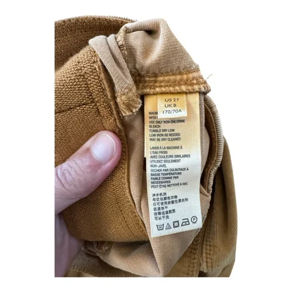 FREE PEOPLE | We The Free Penny Corduroy Flare Pants in Natural, Size 27 - Picture 9 of 13